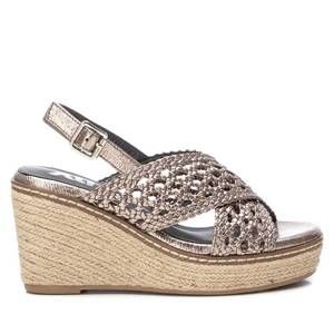 NEW XTI women's wedge sandals in plumb